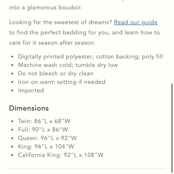 Anthropologie Josie velvet quilt full size floral birds print feminine pretty - Picture 5 of 8